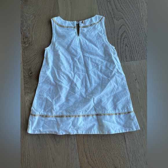 Adorable white gold Janie and Jack cover up - Picture 3 of 9